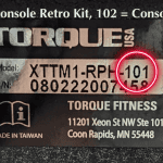 torque M1 S/N sticker